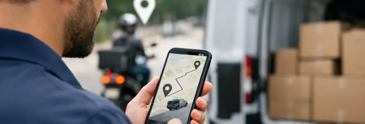 Real Time Delivery Tracking for Courier Jobs